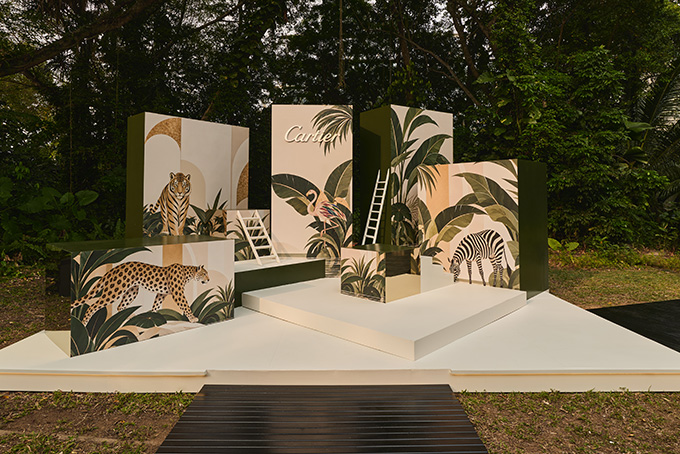 cartier into the wild singapore activation