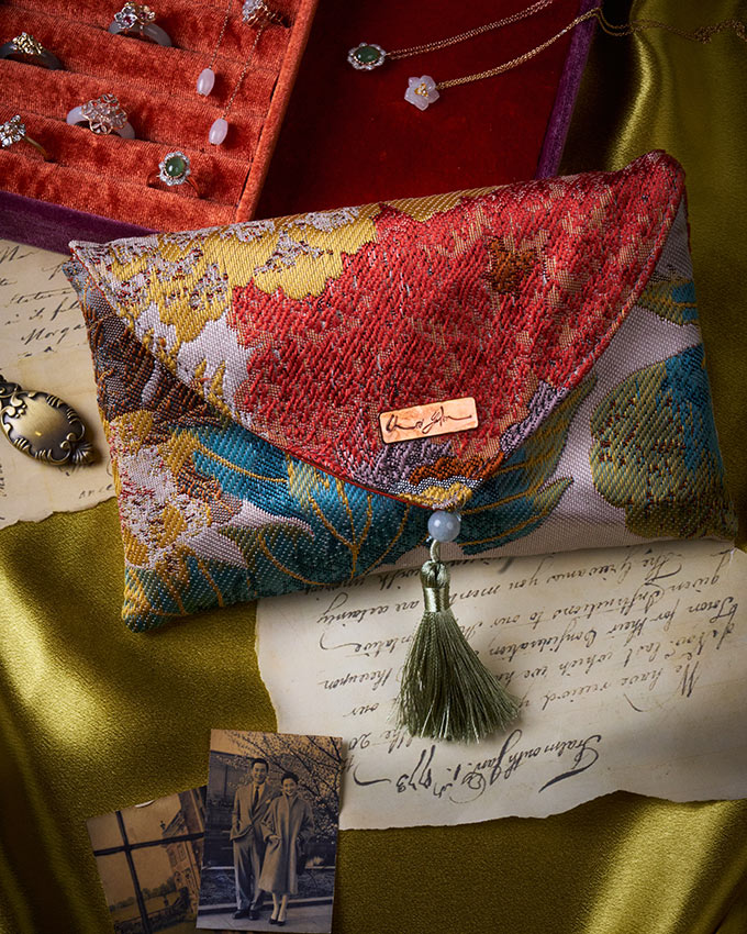 choo yilin brocade pochette
